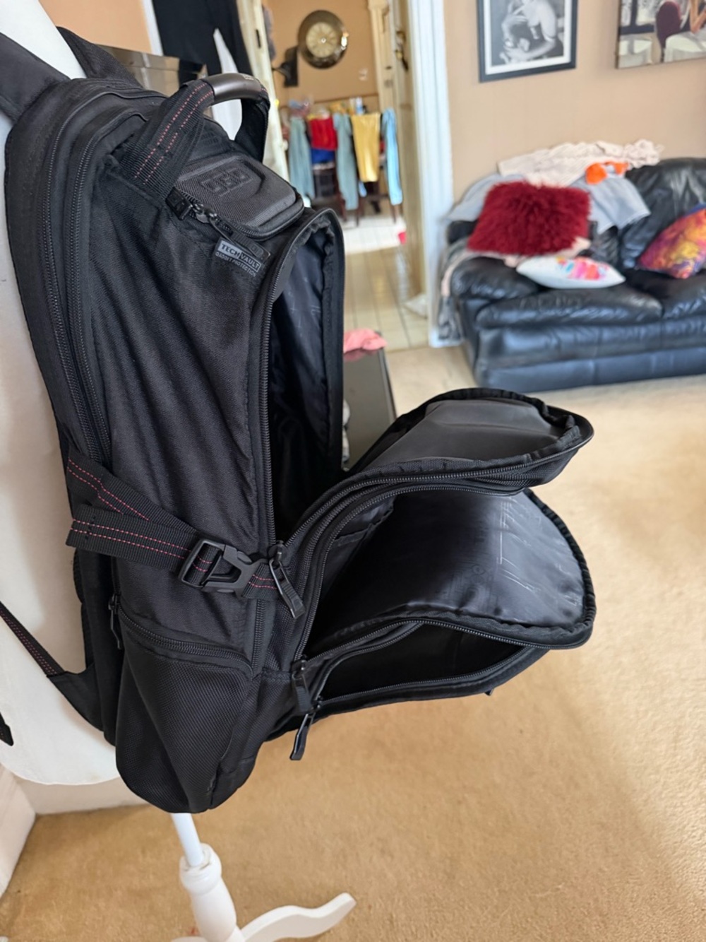 OGIO Black Backpack with Red Accents - Picture 9 of 16
